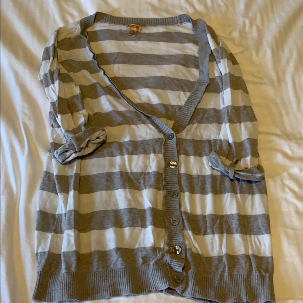 Missiomo Supply Co Lightweight striped cardigan